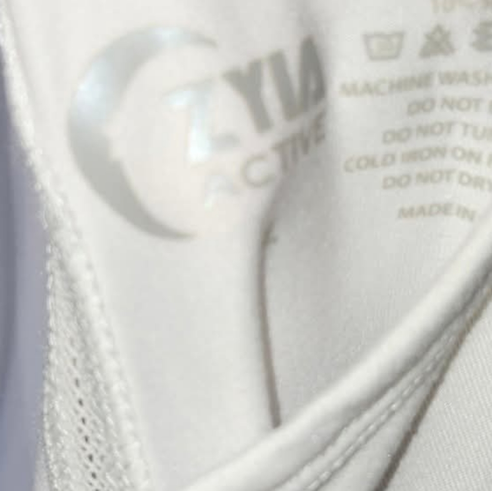ZYIA Cream Sports Bra Intimates & Sleepwear